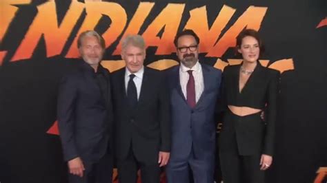 Harrison Ford reunites with ‘Indiana Jones’ co-stars at ‘Dial of Destiny’ Hollywood premiere